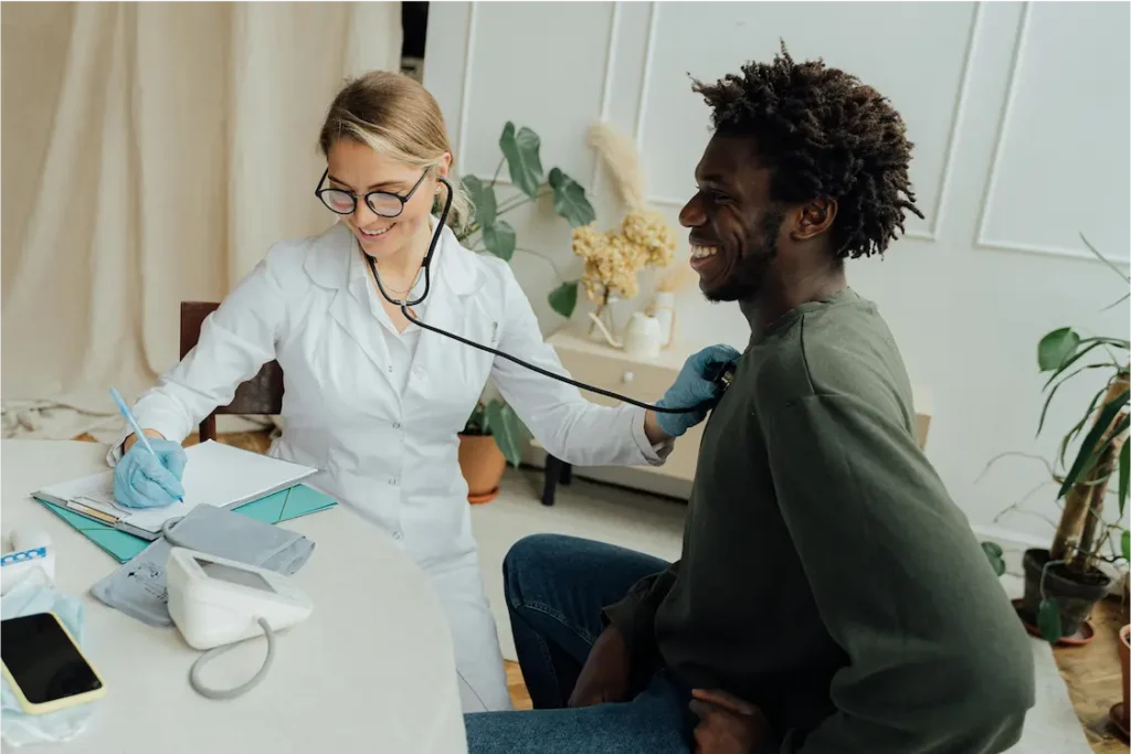 Life and Health Insurance Solutions​ man getting health cheeckup